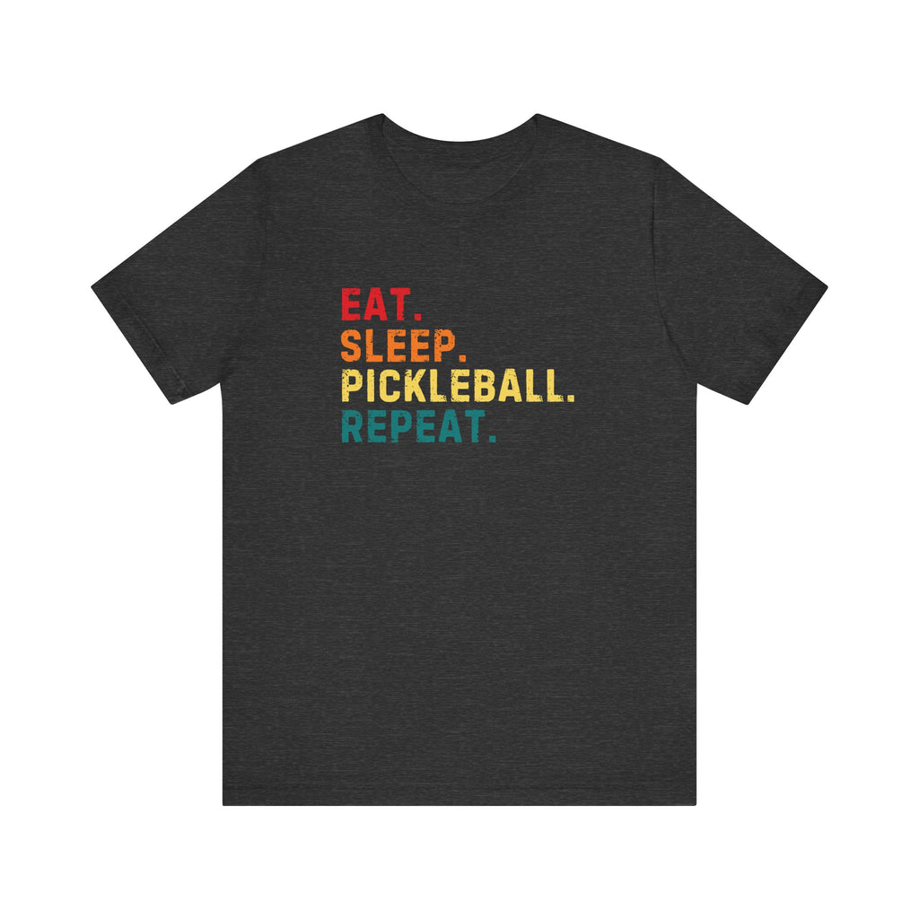 funny pickleball shirt Eat Sleep Pickleball Repeat Tshirt